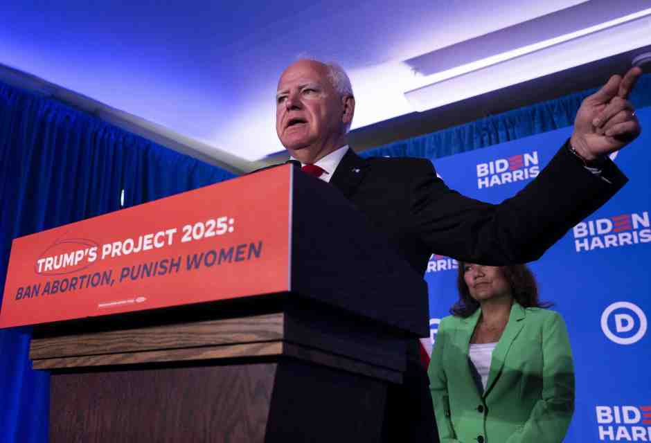 Kamala Harris ha scelto Tim Walz come suo vice