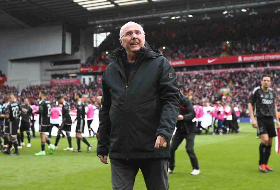 Il calcio sa anche amare: il farewell tour pieno d’amore di Sven Goran Eriksson