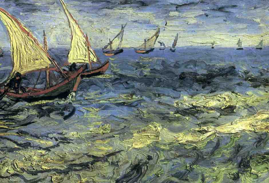 In barca con i marinai per testare antiche parole