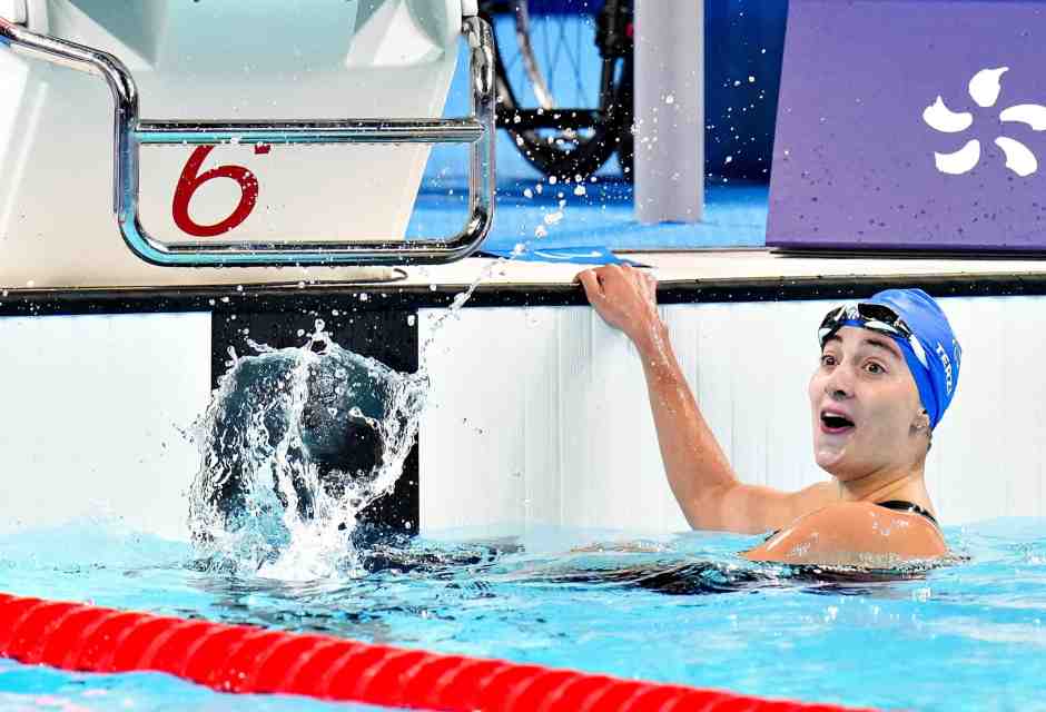 Medaglie e altri amori in vasca a Parigi
