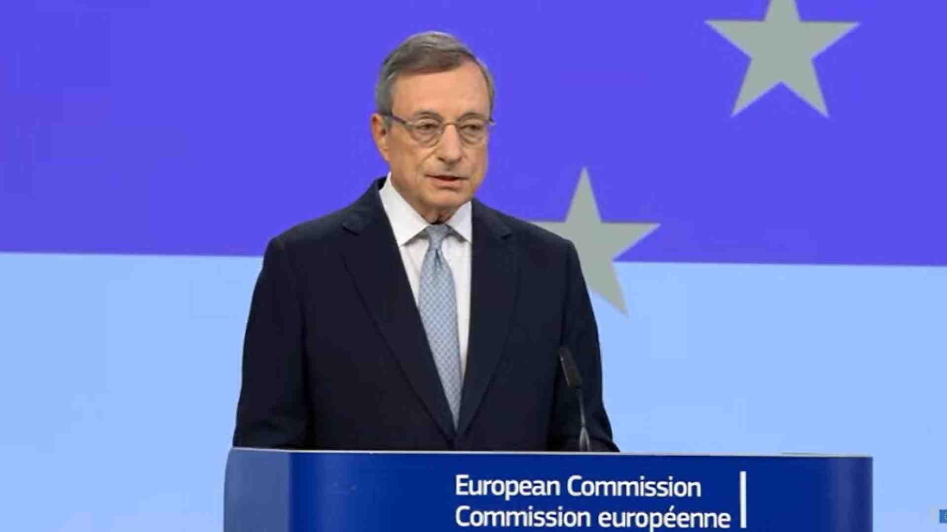 Mario Draghi presenta il rapporto sulla competitività: la conferenza stampa