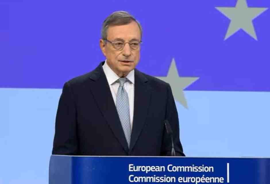 Mario Draghi presenta il rapporto sulla competitività: la conferenza stampa