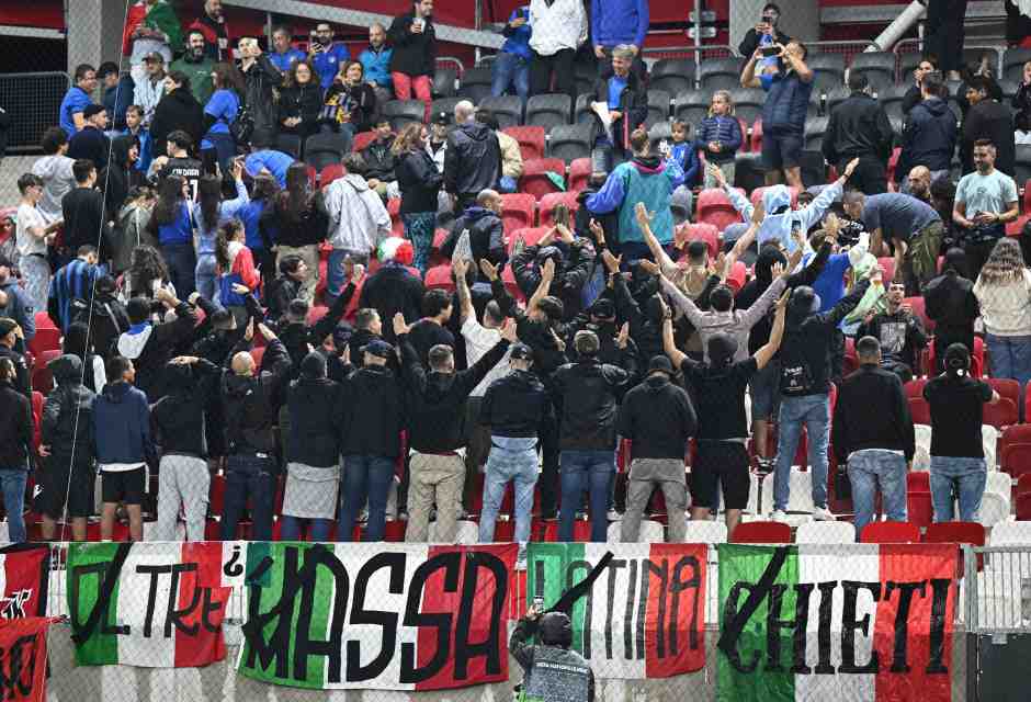 Il vergognoso gesto dei tifosi italiani contro lo stato ebraico a Budapest
