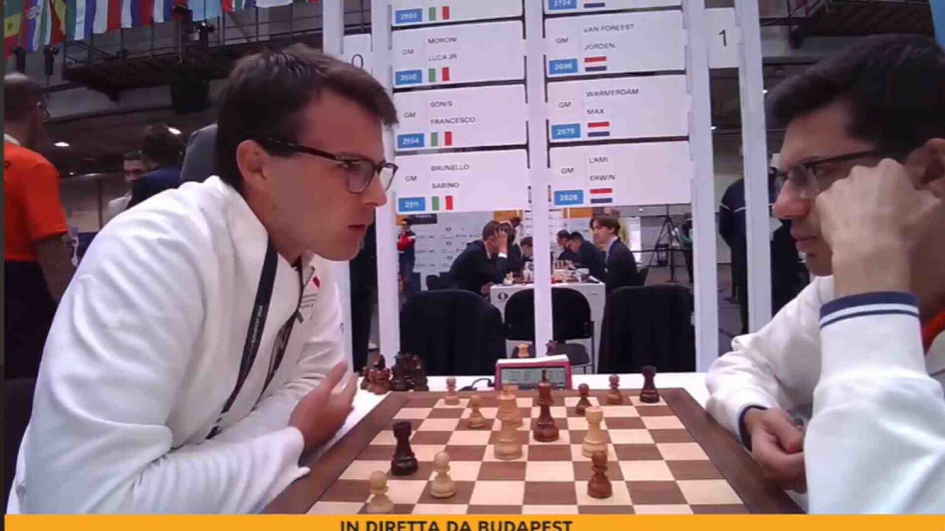 Una giornata storica per gli scacchi italiani