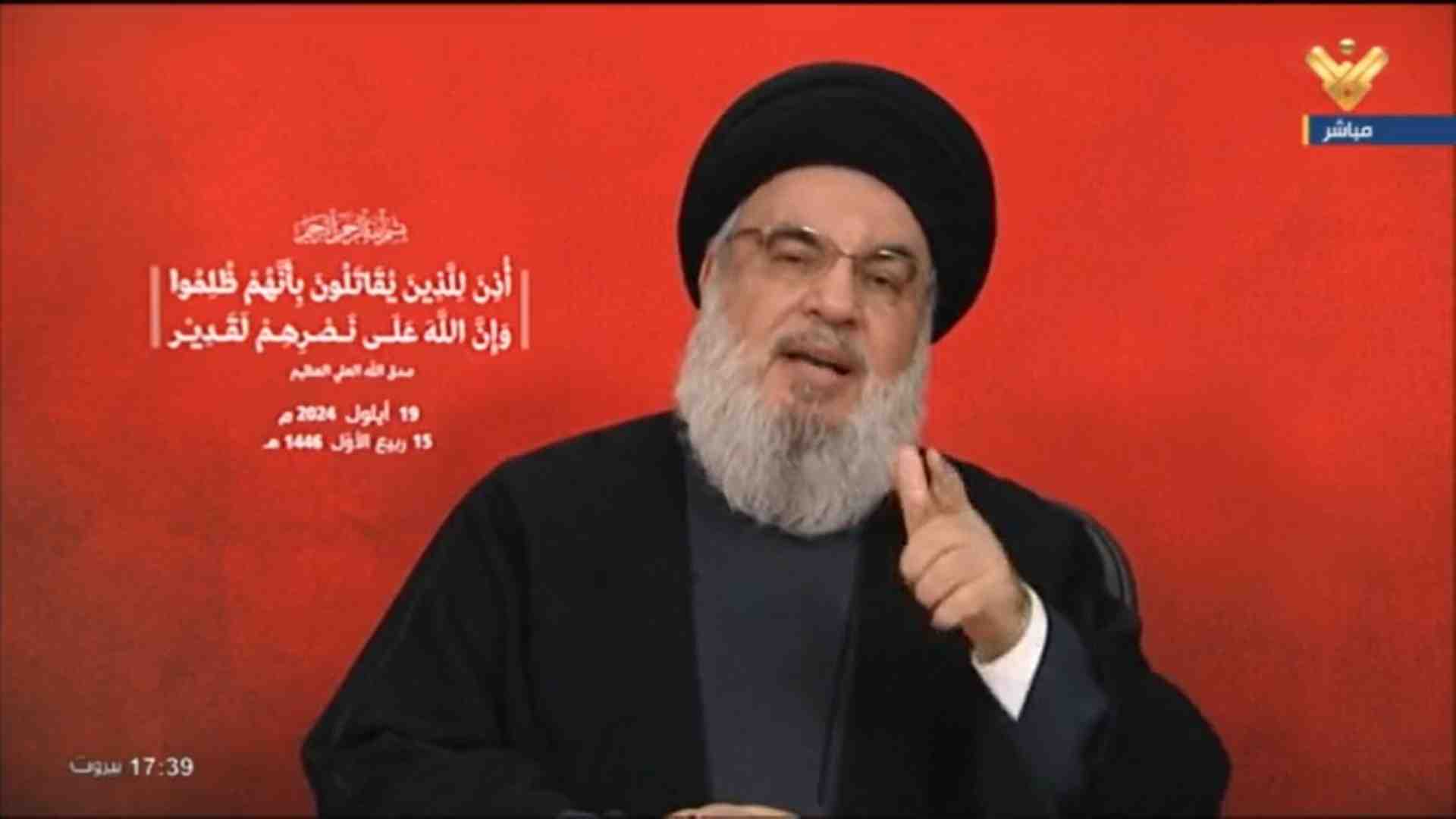 Nasrallah denuncia “l’atto di guerra” di Israele, ma è vulnerabile