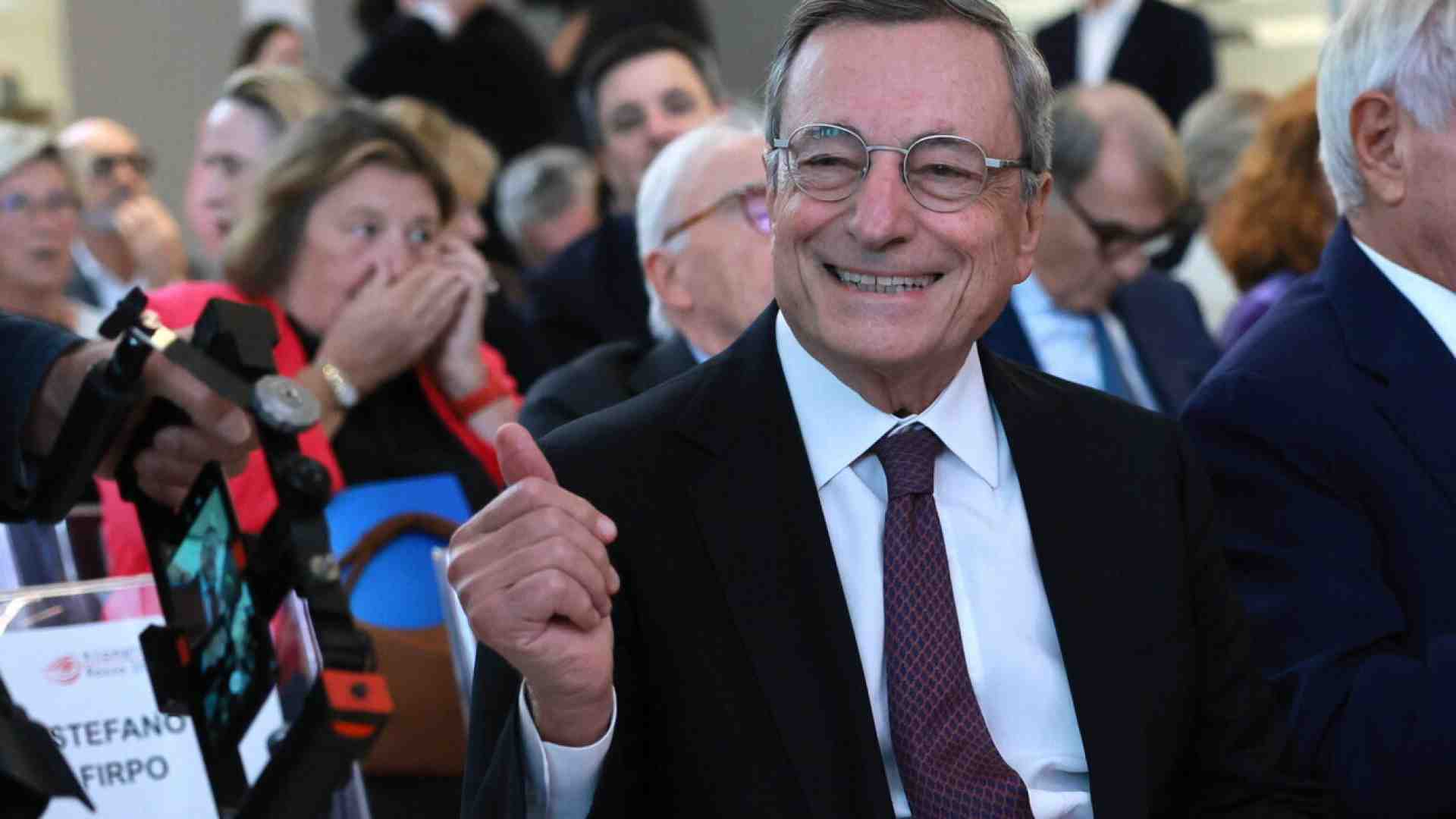 Mario Draghi: "L'incontro di ieri con Meloni? È andato molto bene"