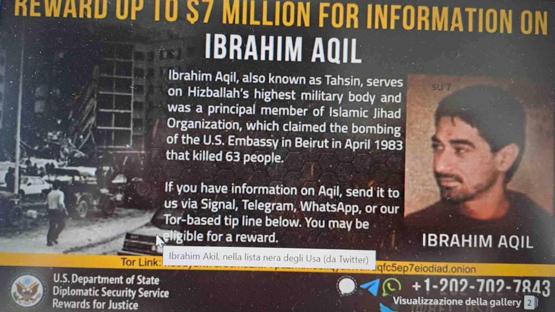 Israele uccide il capo delle operazioni militari di Hezbollah