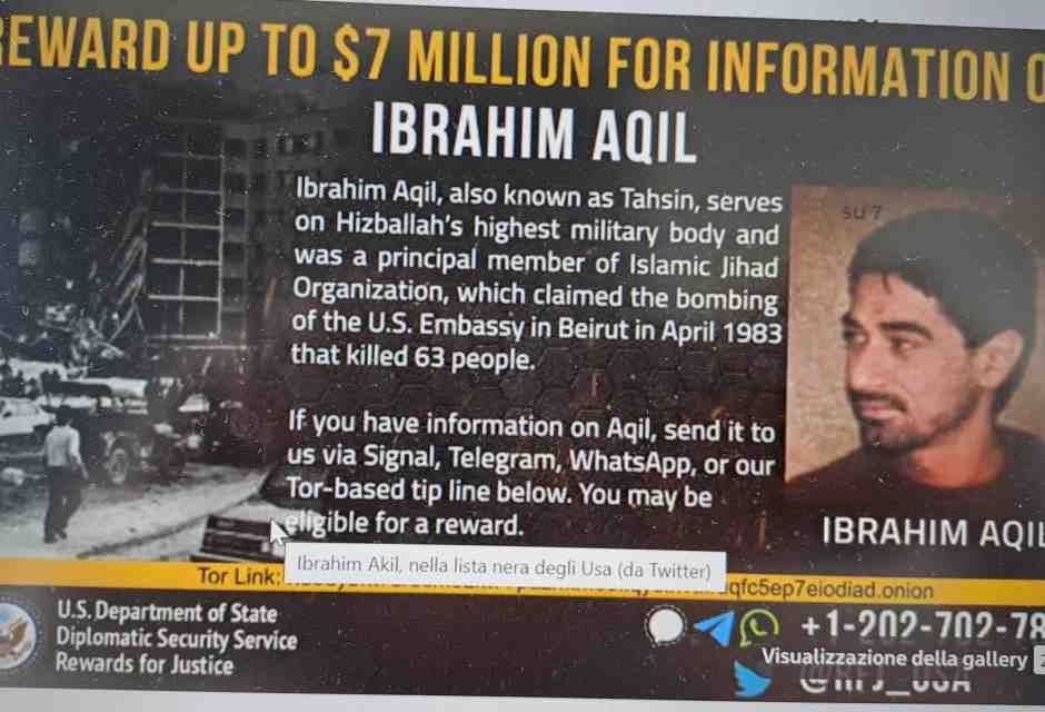 Israele uccide il capo delle operazioni militari di Hezbollah