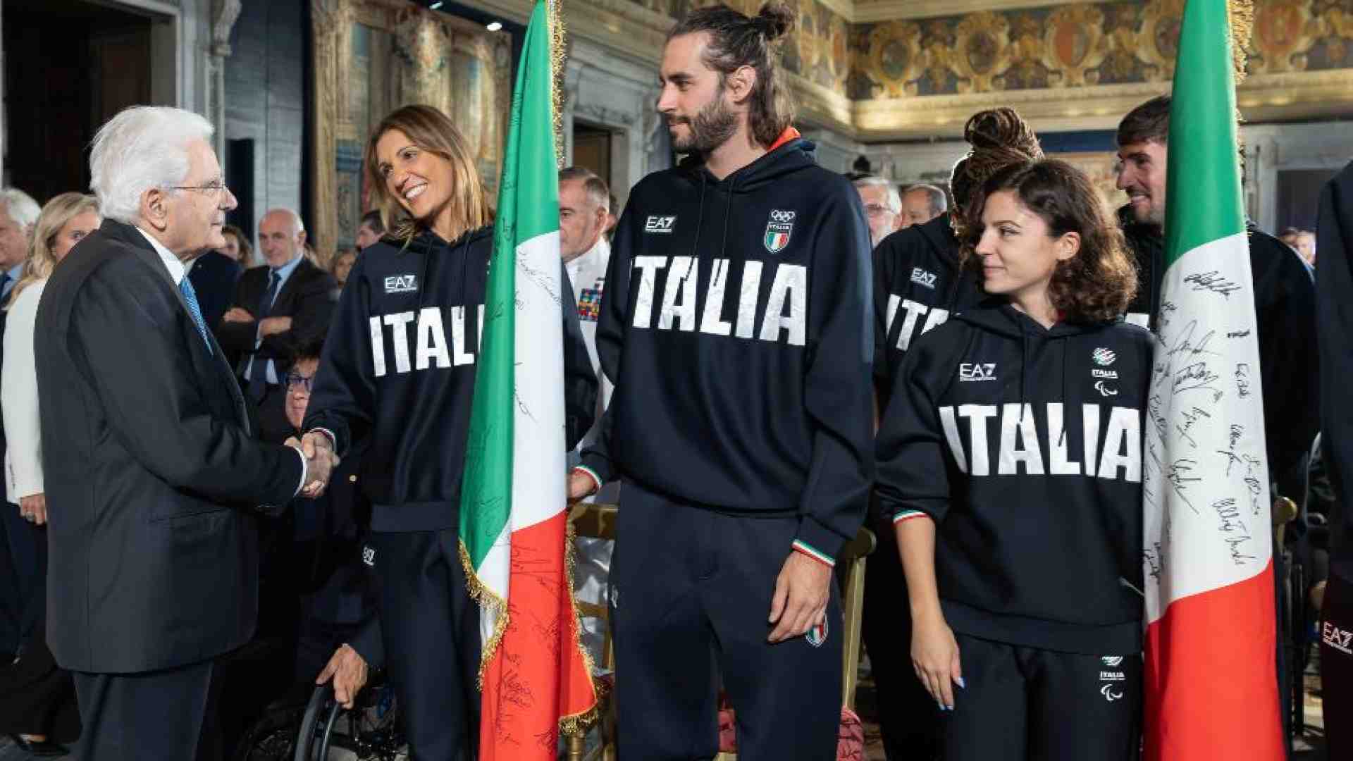 L'Italia riporta il Tricolore a Mattarella: «Bravi, ora Milano-Cortina»