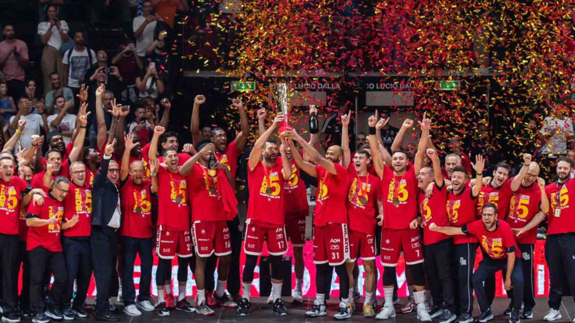L'Olimpia Milano ha vinto la Supercoppa italiana