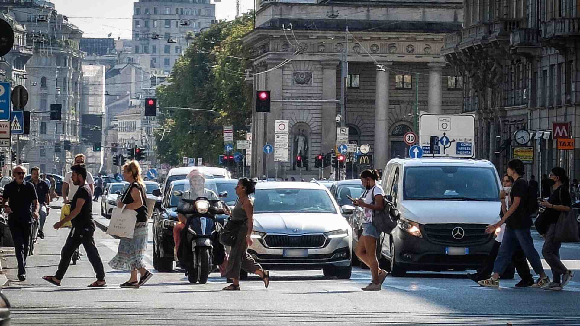 Come sarebbe Milano senza auto