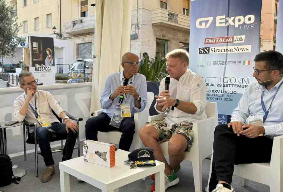 I meme su Lollobrigida in tv in bermuda, a margine del G7 Agricoltura