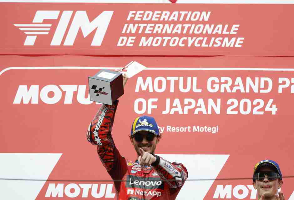Bagnaia vince in Giappone. Quest'anno la Moto Gp è un incontro di boxe