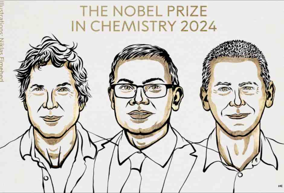 I tre Nobel per la chimica 2024 e la rivoluzione nella progettazione delle proteine