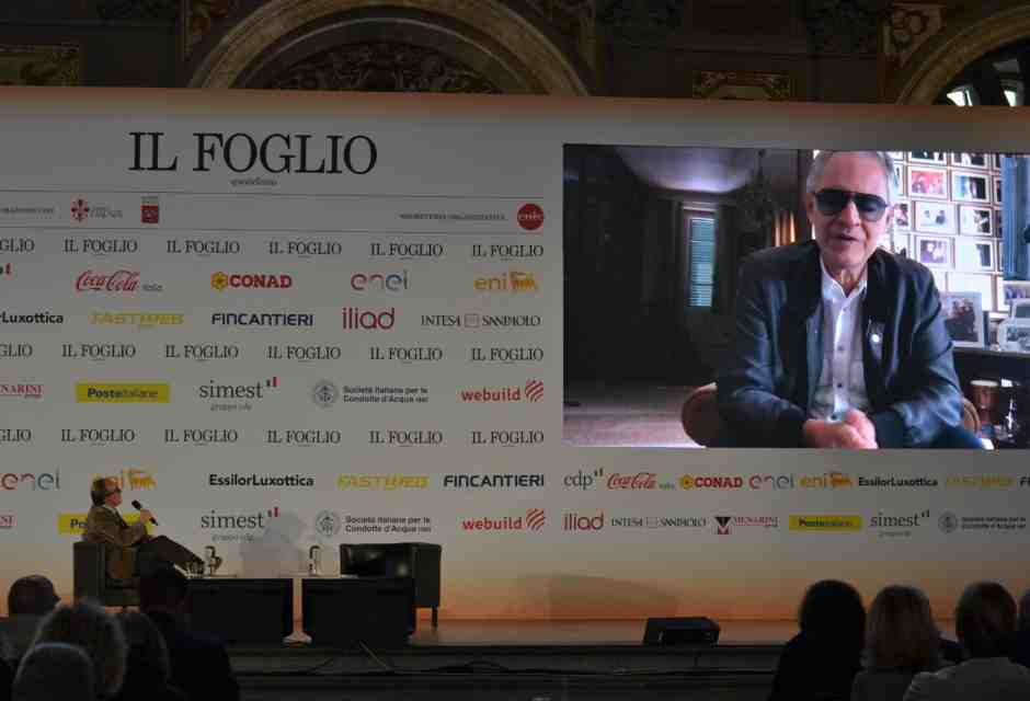 Andrea Bocelli alla Festa del Foglio: "La collaborazione è più importante della competizione"