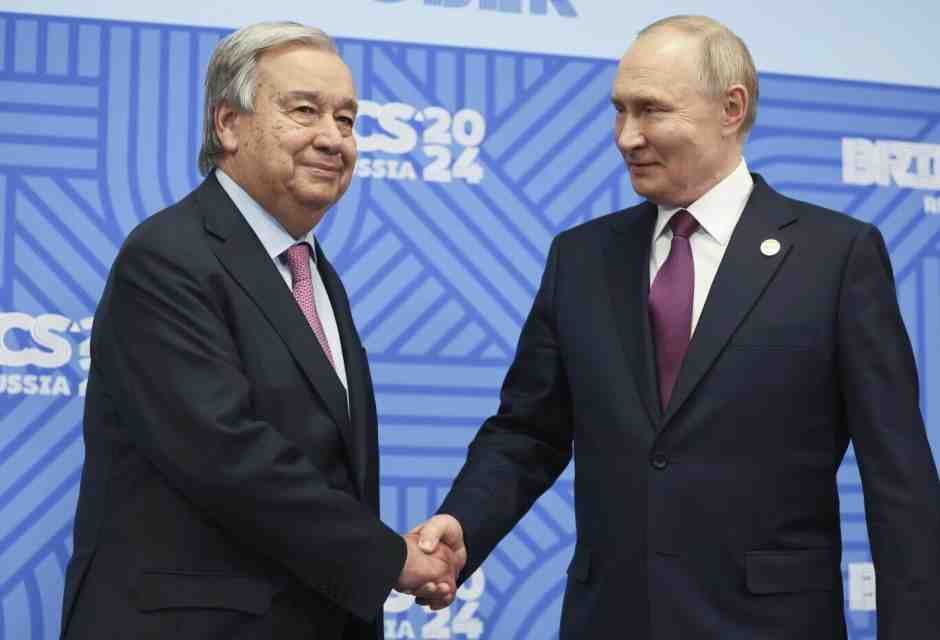 L’atroce normalizzazione di Putin dell’ossequioso Guterres e dell’incendiario Musk