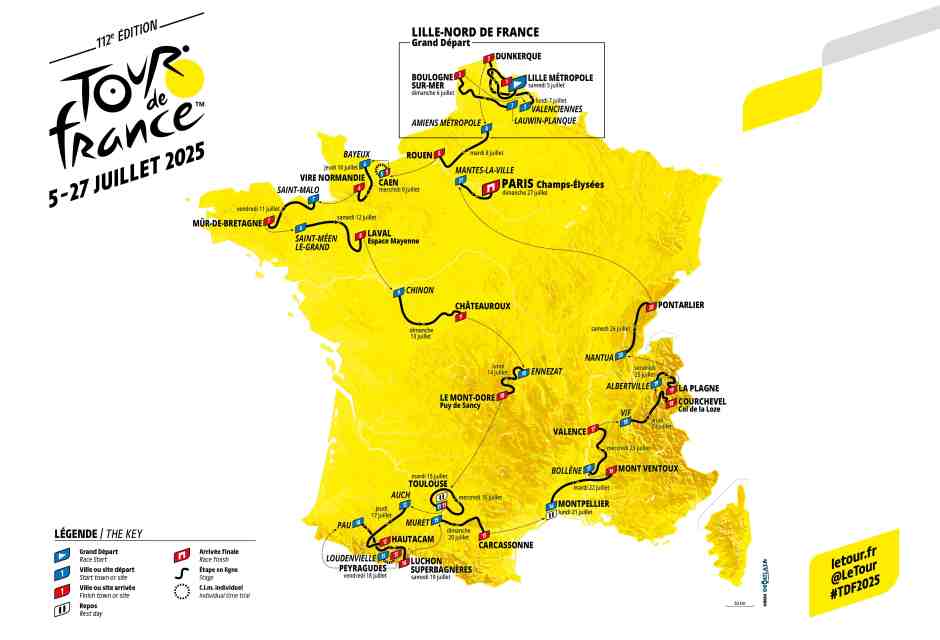 Il Tour de France 2025 è duro, sobrio, signorile
