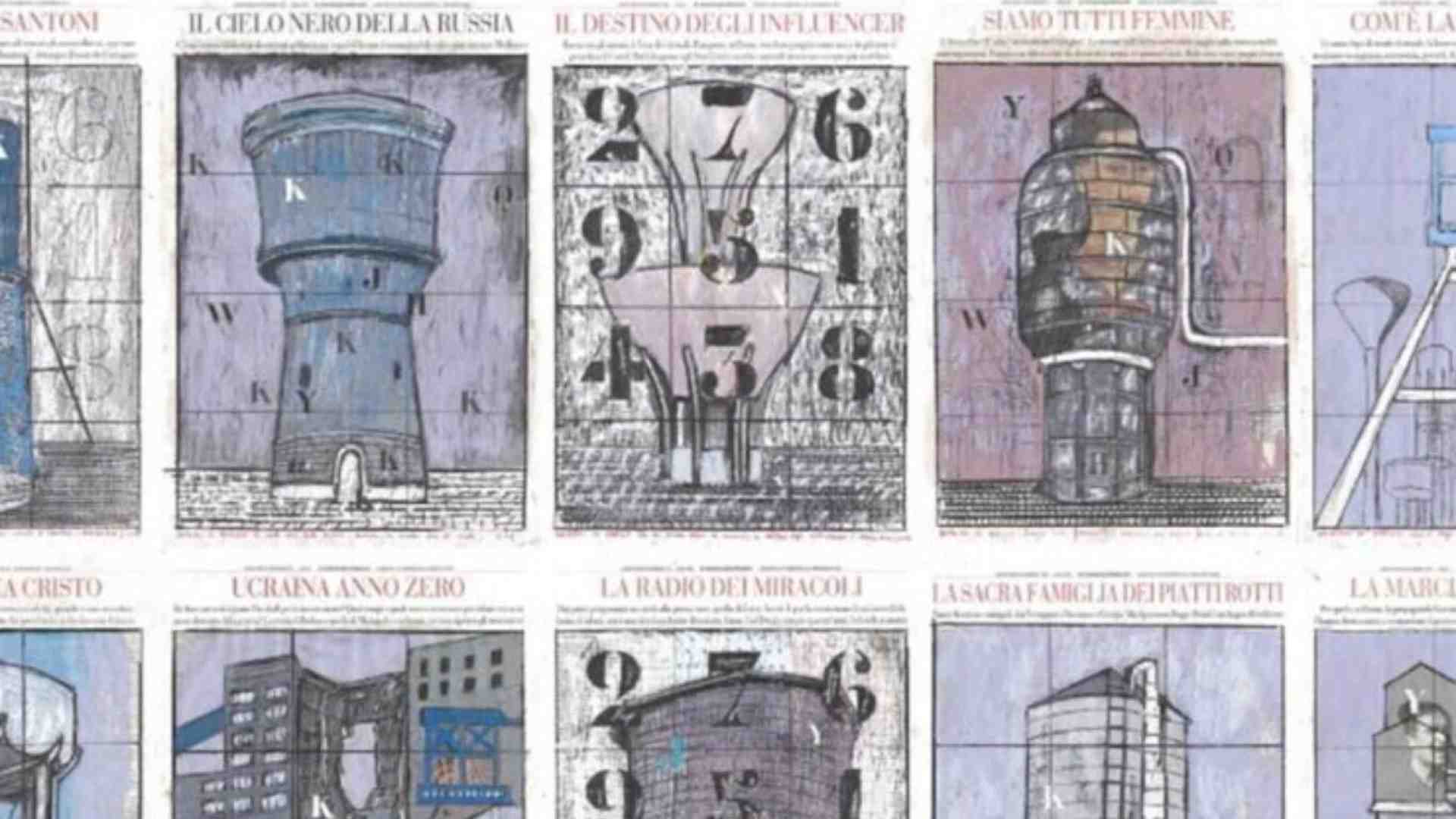 Conrad-Bercah in mostra a Milano. I suoi disegni realizzati sulle pagine di questo giornale