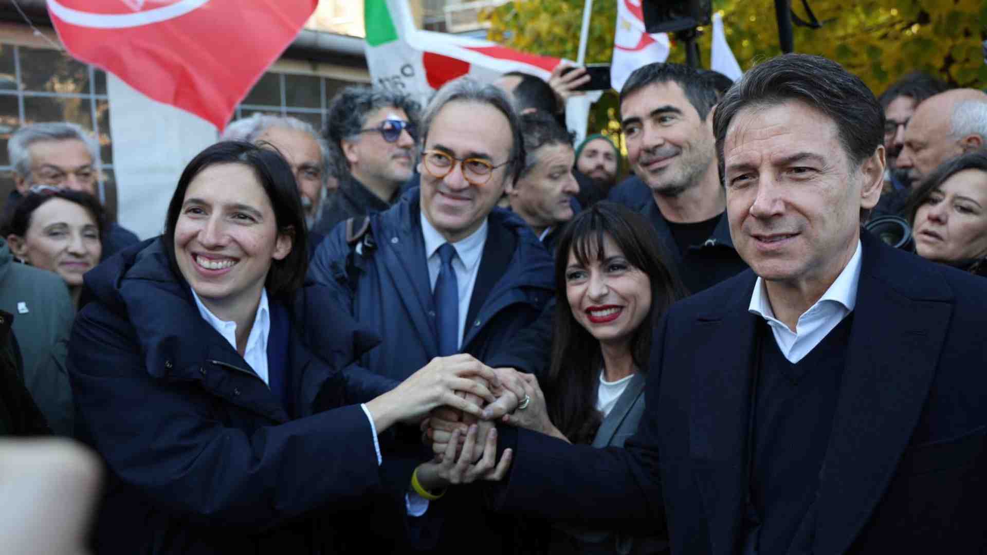 Sinistra sit-in: Conte, Schlein e Fratoianni&Bonelli all’ospedale (di Terni). Preoccupa Bandecchi