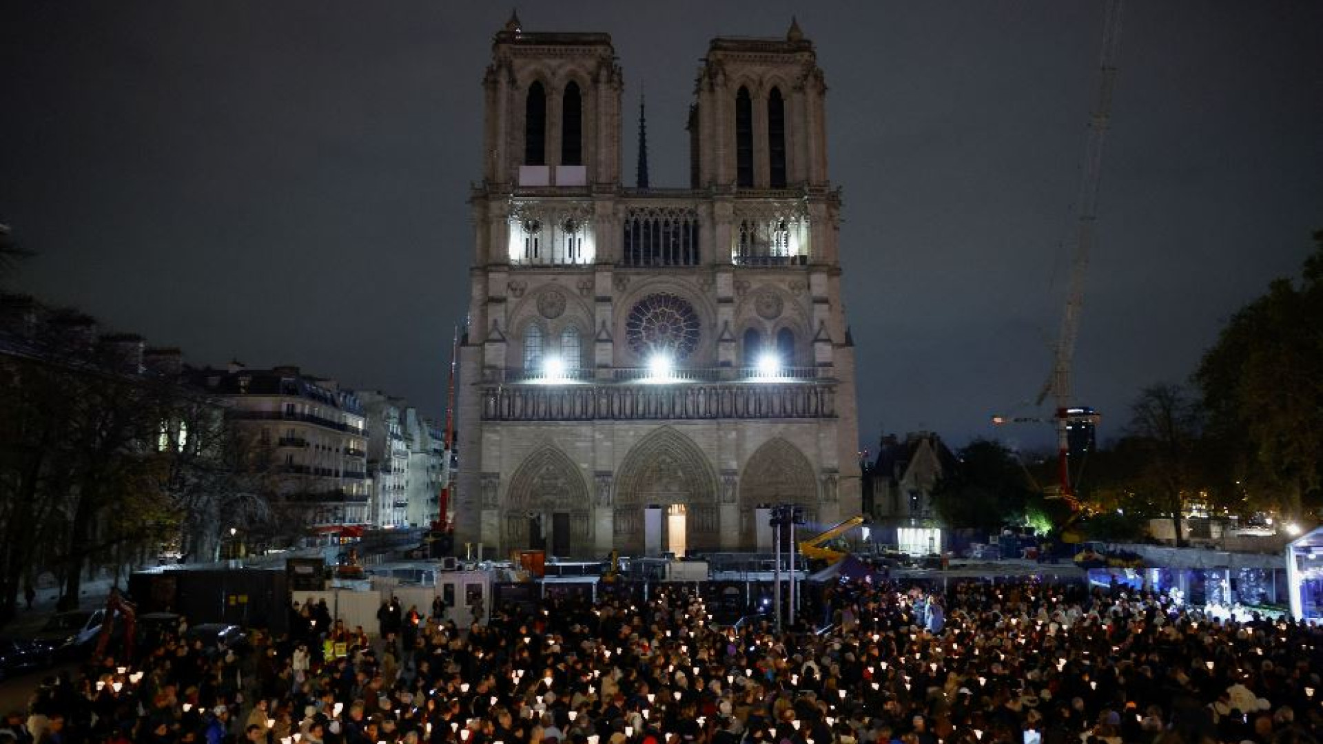 La Madonna è stata la prima a entrare nella cattedrale ritrovata