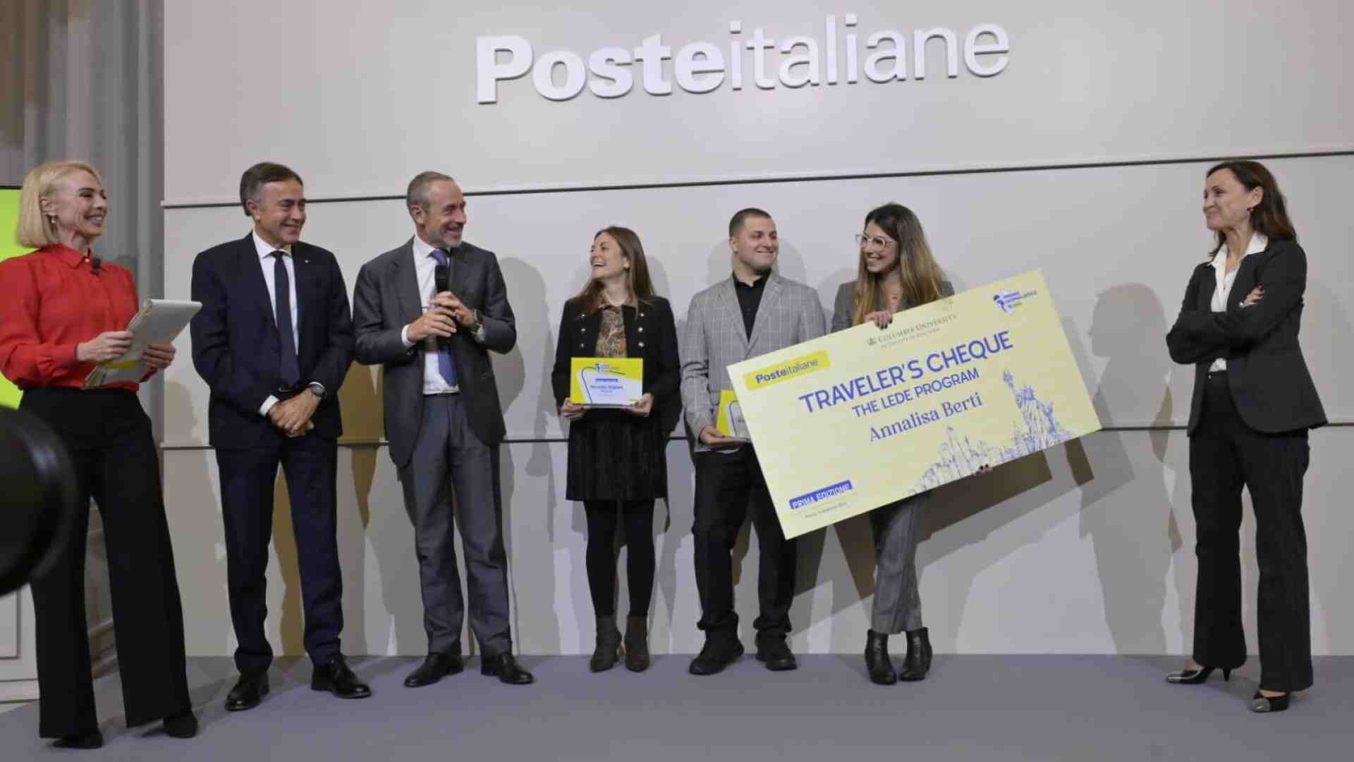 Annalisa Berti vince la prima edizione del premio giornalistico Tg Poste