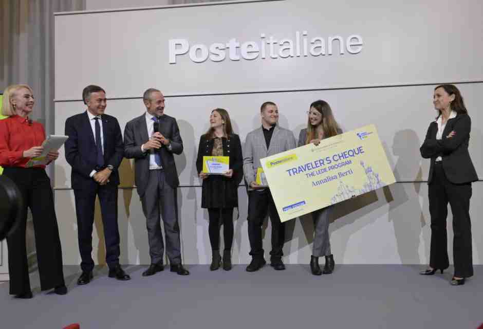 Annalisa Berti vince la prima edizione del premio giornalistico Tg Poste