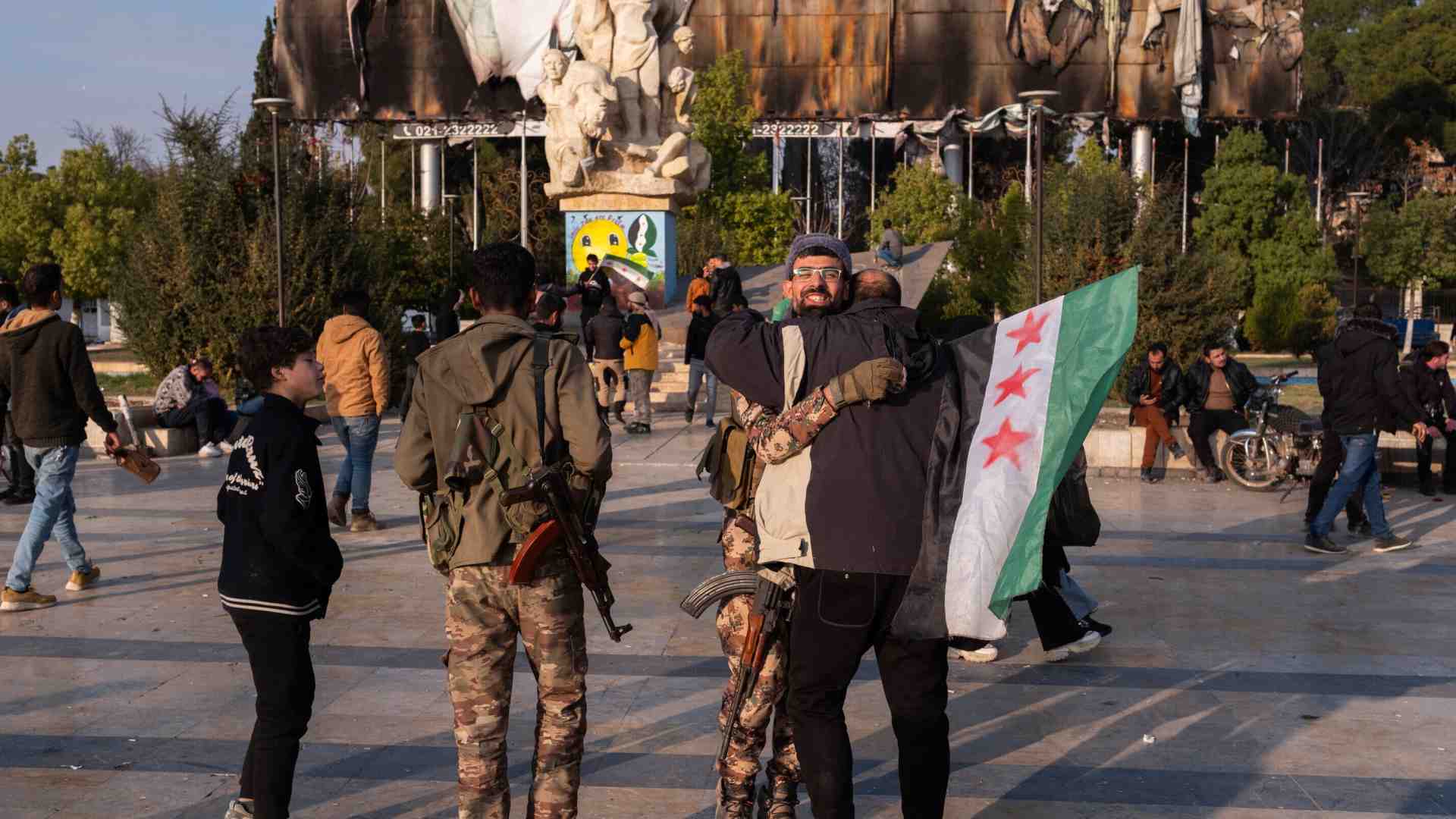 La festa dei siriani liberi da Assad