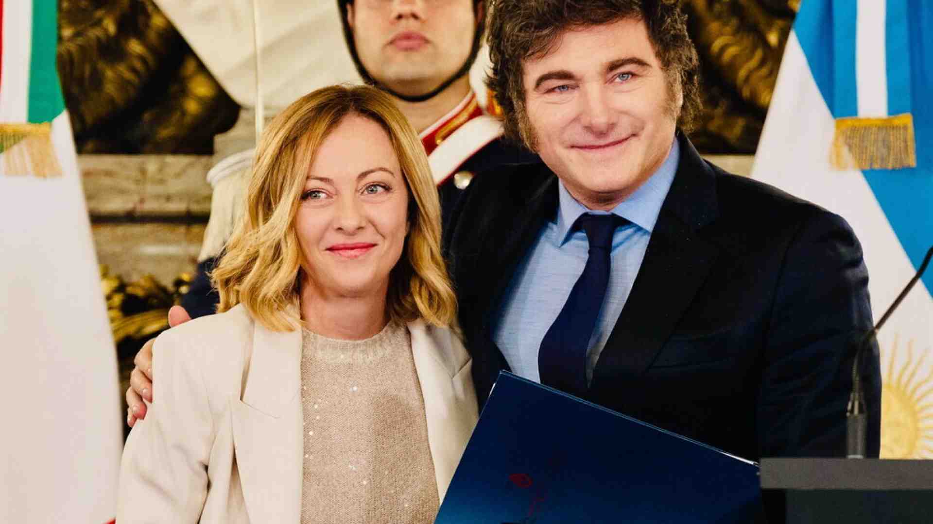 Da oggi Milei è (anche) cittadino italiano