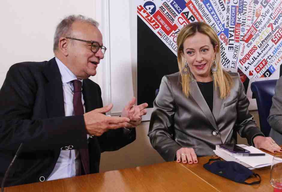 "Prodi è il vero avversario. Meloni lo attacca per coprirsi al centro”. Parla Rotondi