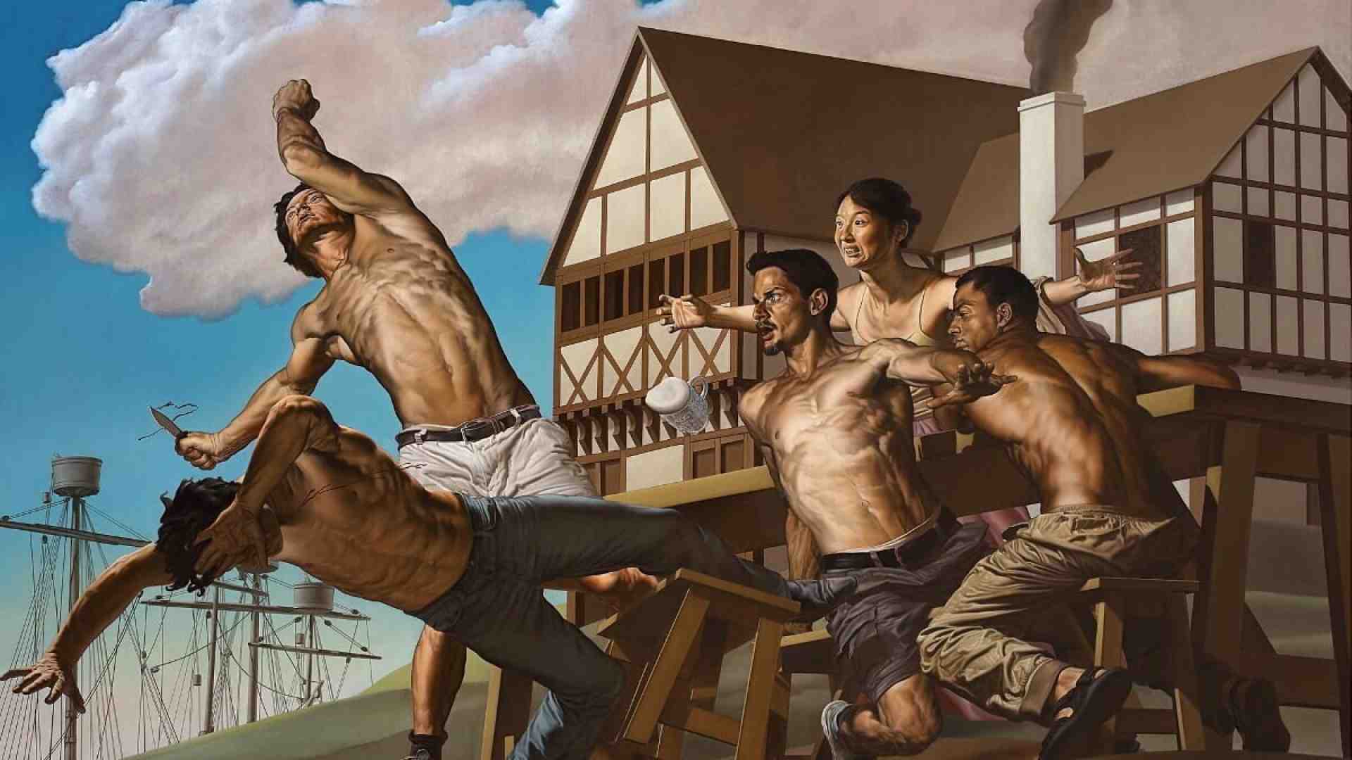 La pittura di Nicola Verlato dà importanza all'uomo