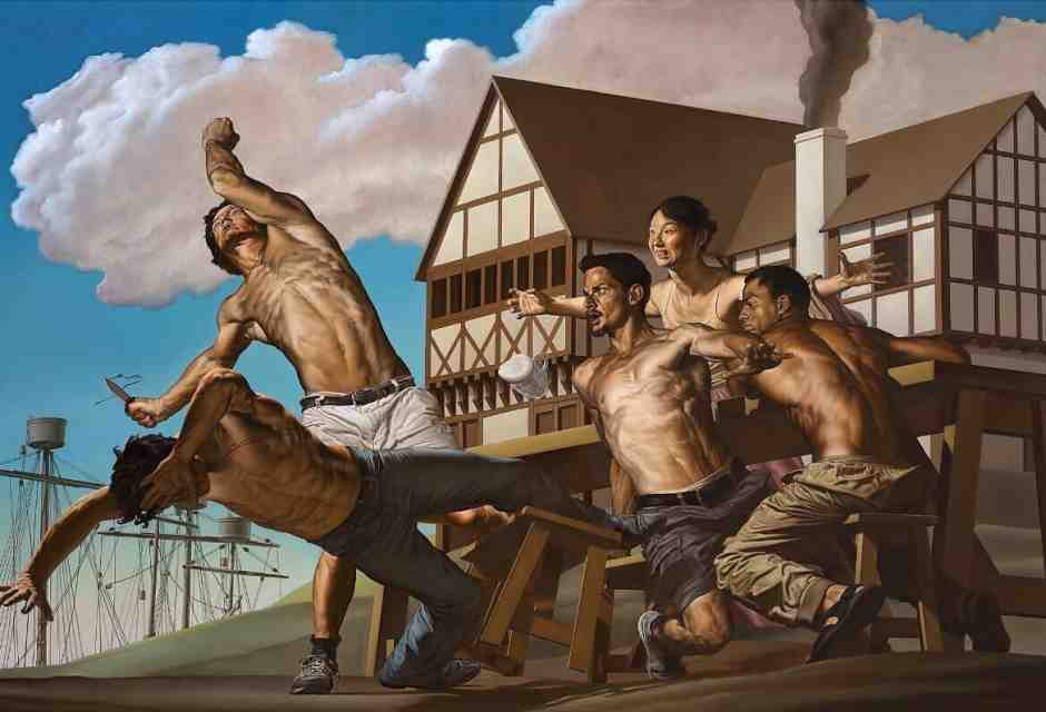 La pittura di Nicola Verlato dà importanza all'uomo