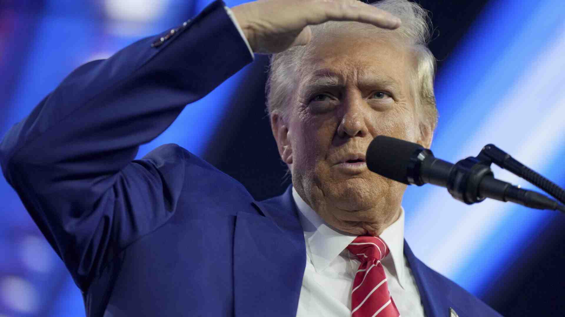 Donald Trump (foto Ap, via LaPresse)