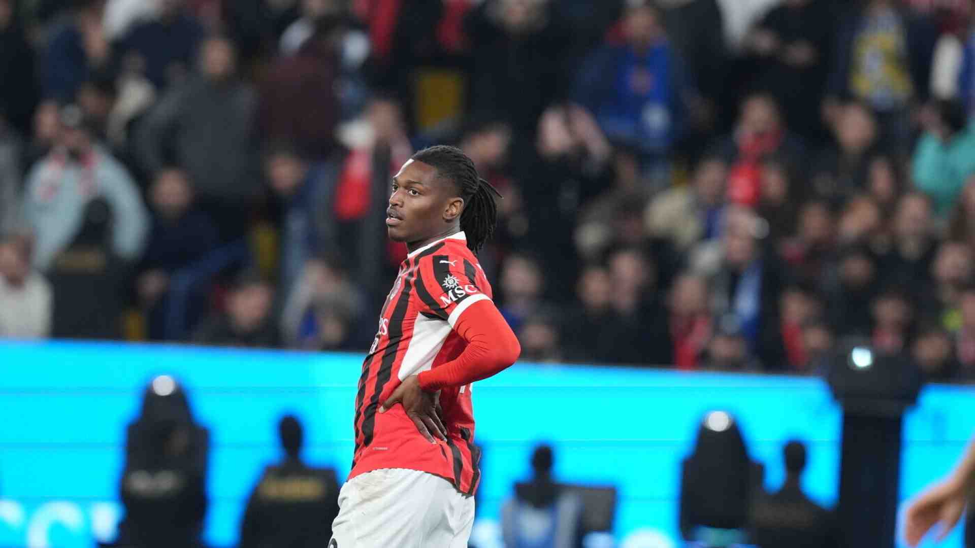 L'attaccante del Milan e della Nazionale portoghese Rafael Leão (foto LaPresse)<br />
