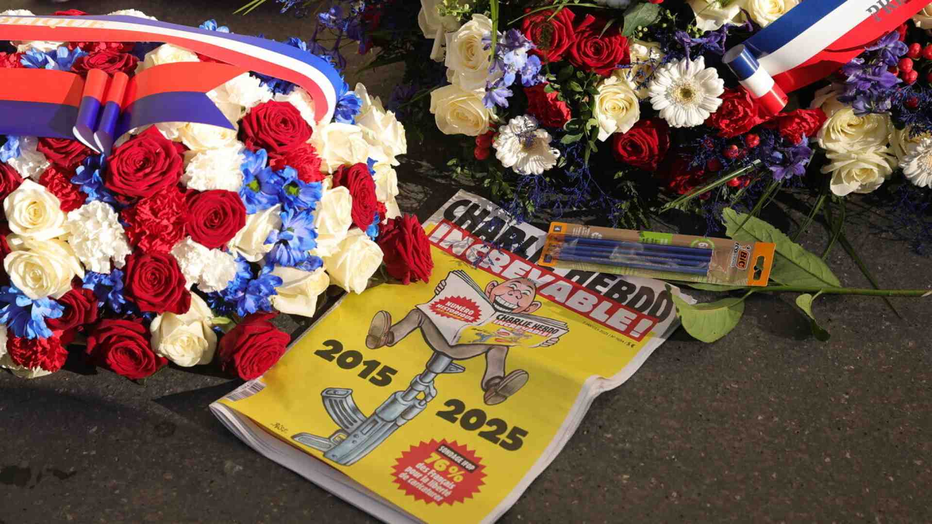 Le lacrime per Charlie Hébdo da parte di molti che stanno con Hamas