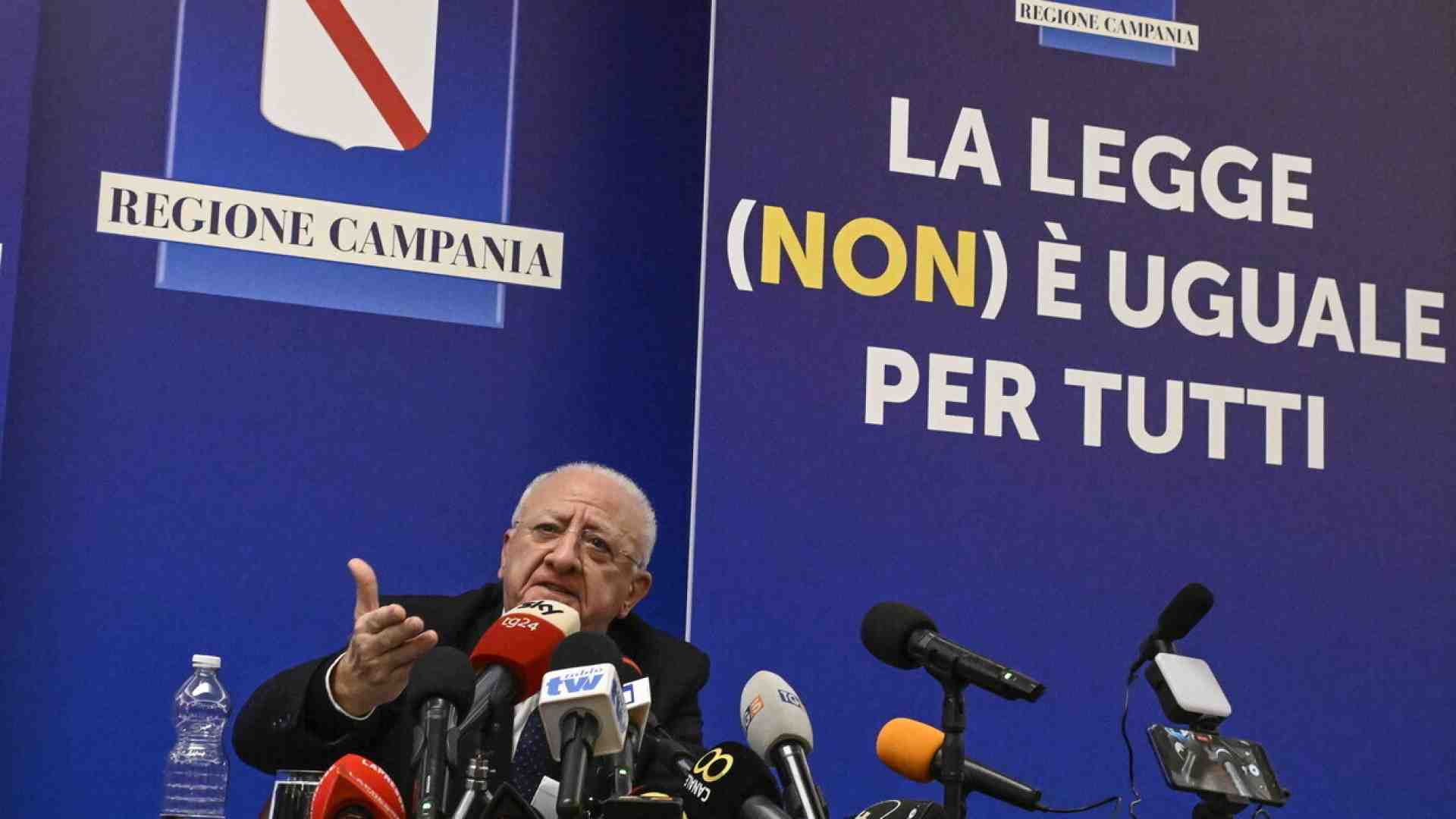 Il ricorso sul terzo mandato aiuta la trattativa De Luca-Pd