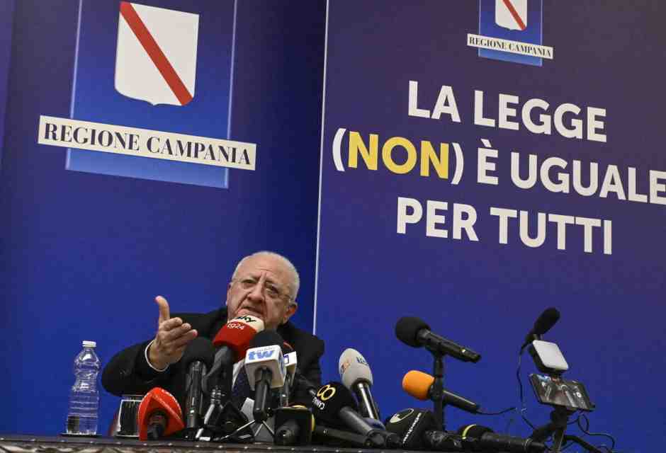 Il ricorso sul terzo mandato aiuta la trattativa De Luca-Pd