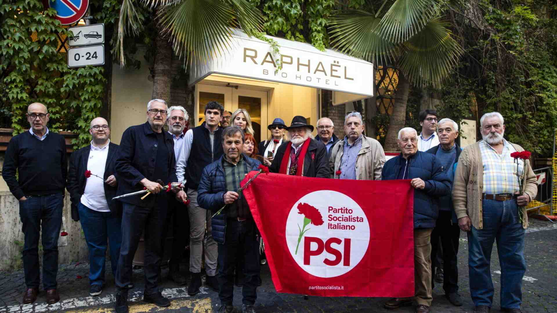 Bobo Craxi all'iniziativa per ricordare Bettino Craxi (Ansa)