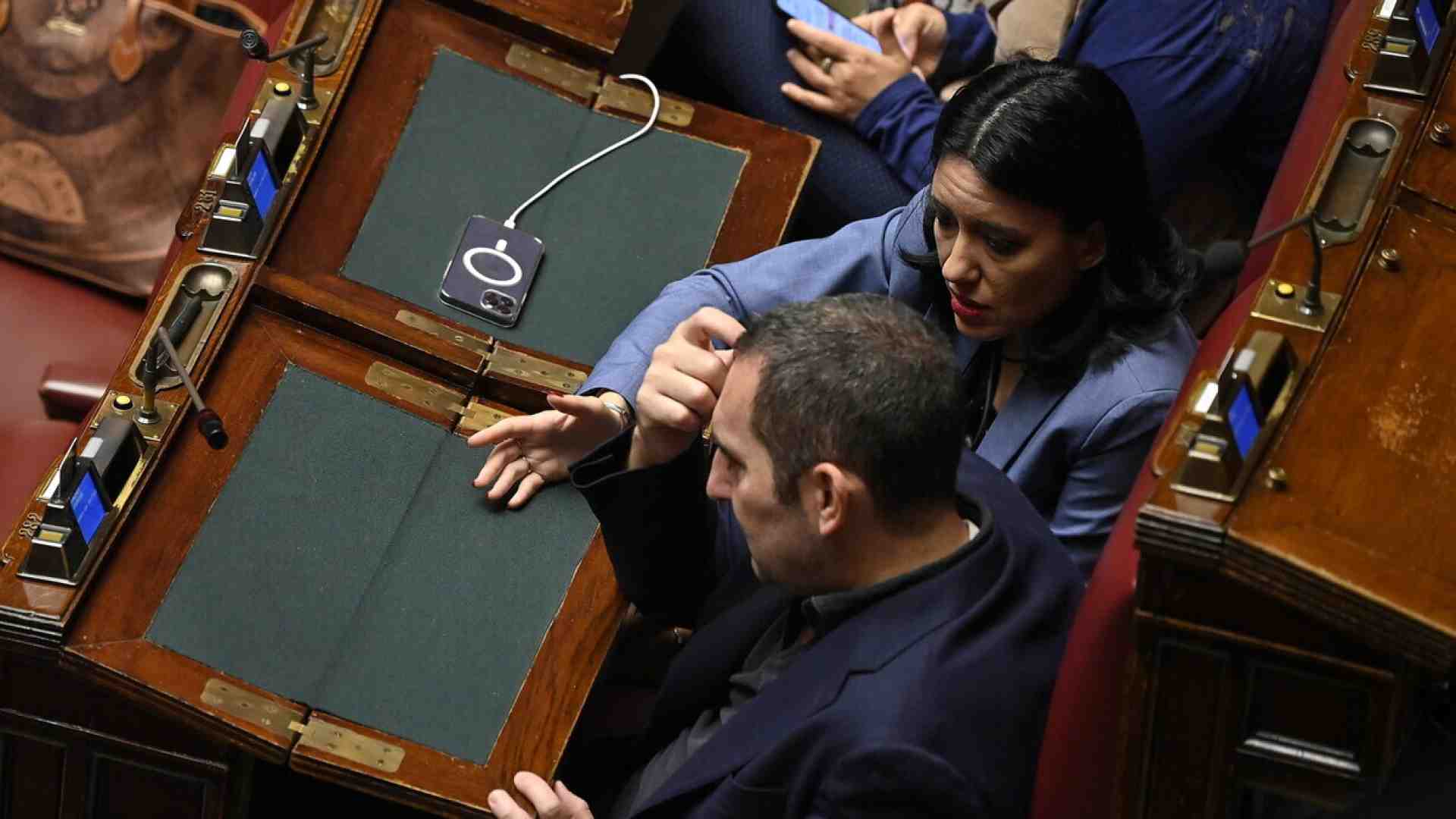 Vincenzo Spadafora e Lucia Azzolina (Ansa)