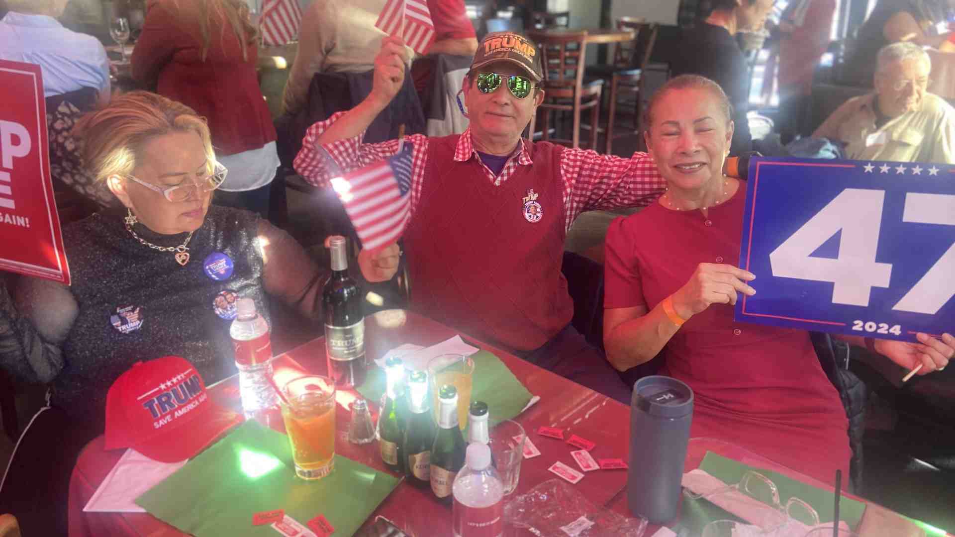 Il giuramento di Donald Trump visto dalla California