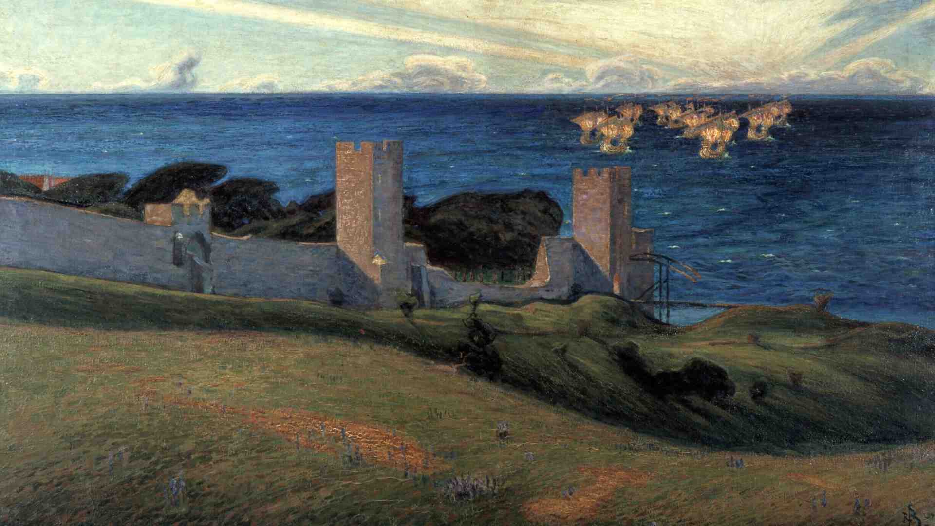 Richard Bergh, "Vision: Scene from Visby" (1894)<br />