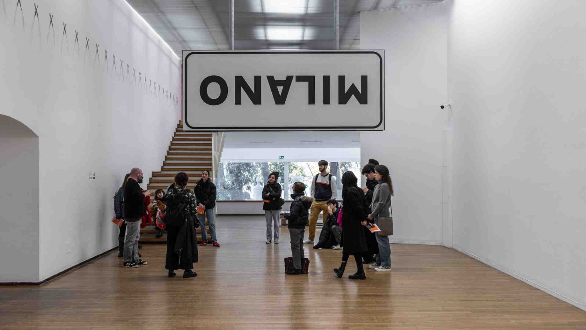 Mostra "METAL PANIC" di Marcello Maloberti al PAC (Padiglione d'Arte Contemporanea) - Foto di Emanuele Cremaschi/Getty Images <br />