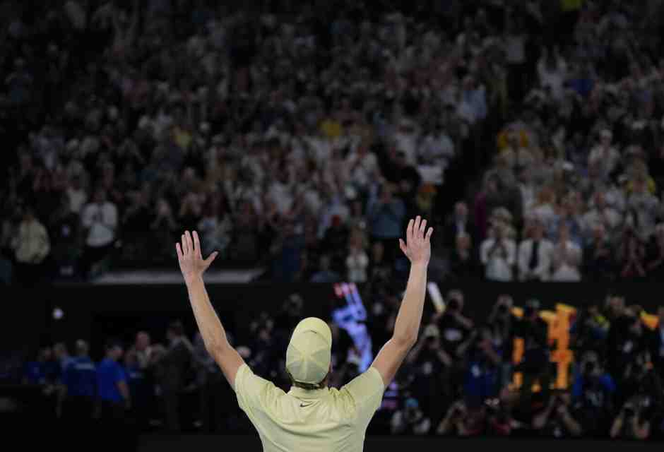 Elogio dei nervi d’acciaio di Jannik Sinner