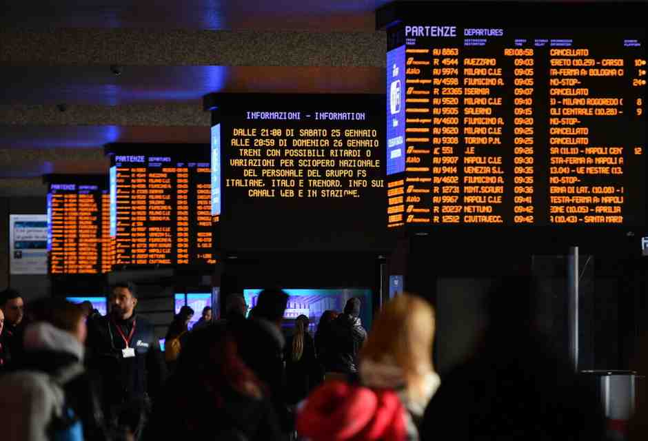 Scioperi dei treni: da oggi ci saranno fasce di garanzia anche nei giorni festivi
