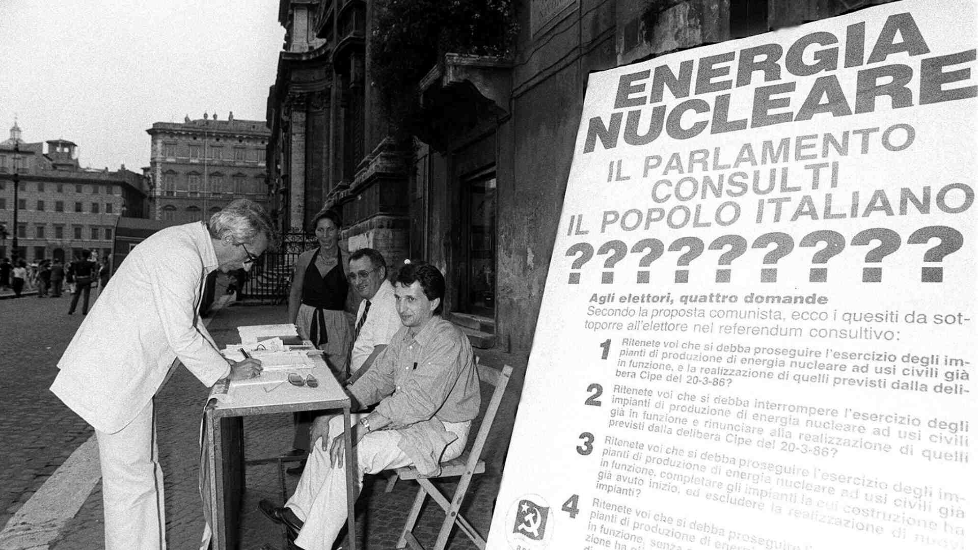 Nucleare e referendum: l'Italia non è più quella del 1987