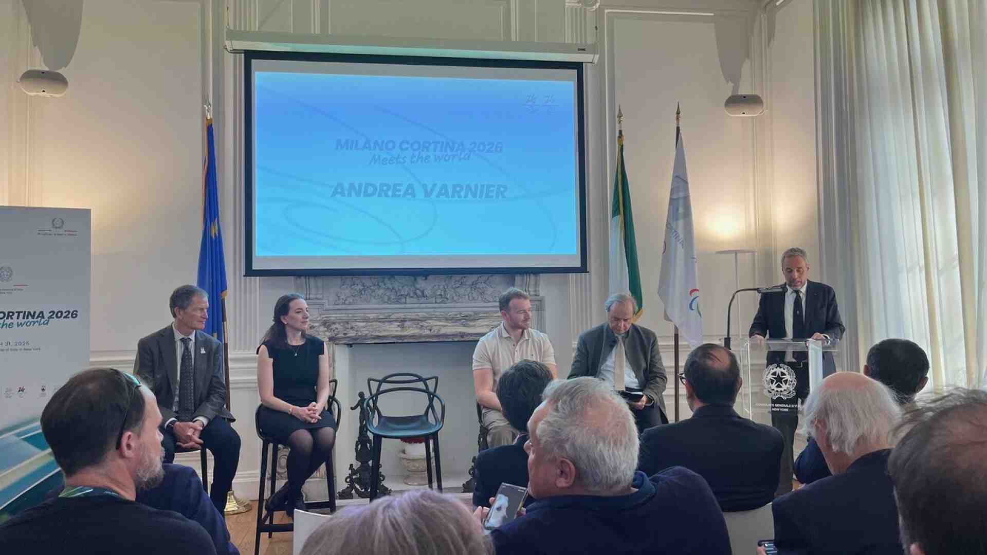 Le Olimpiadi di Milano-Cortina 2026 si sono presentate a New York