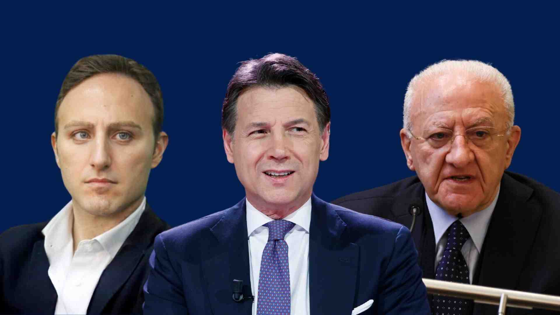De Luca apre a Conte e manda suo figlio Piero a pranzo con lui