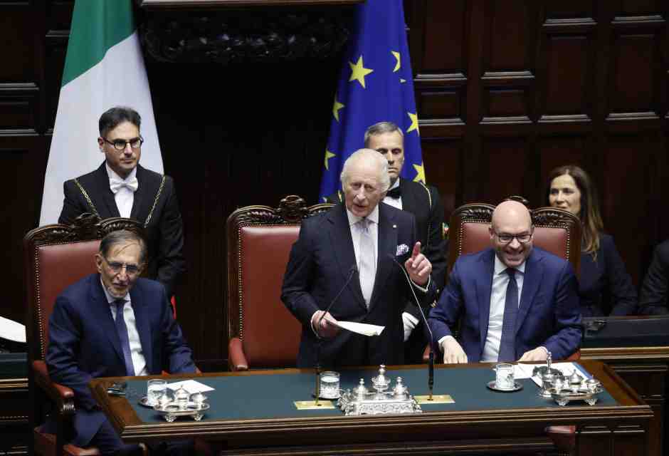 Dante, Falcone, l’Ucraina e l’Europa. Il gran discorso del Re in Parlamento