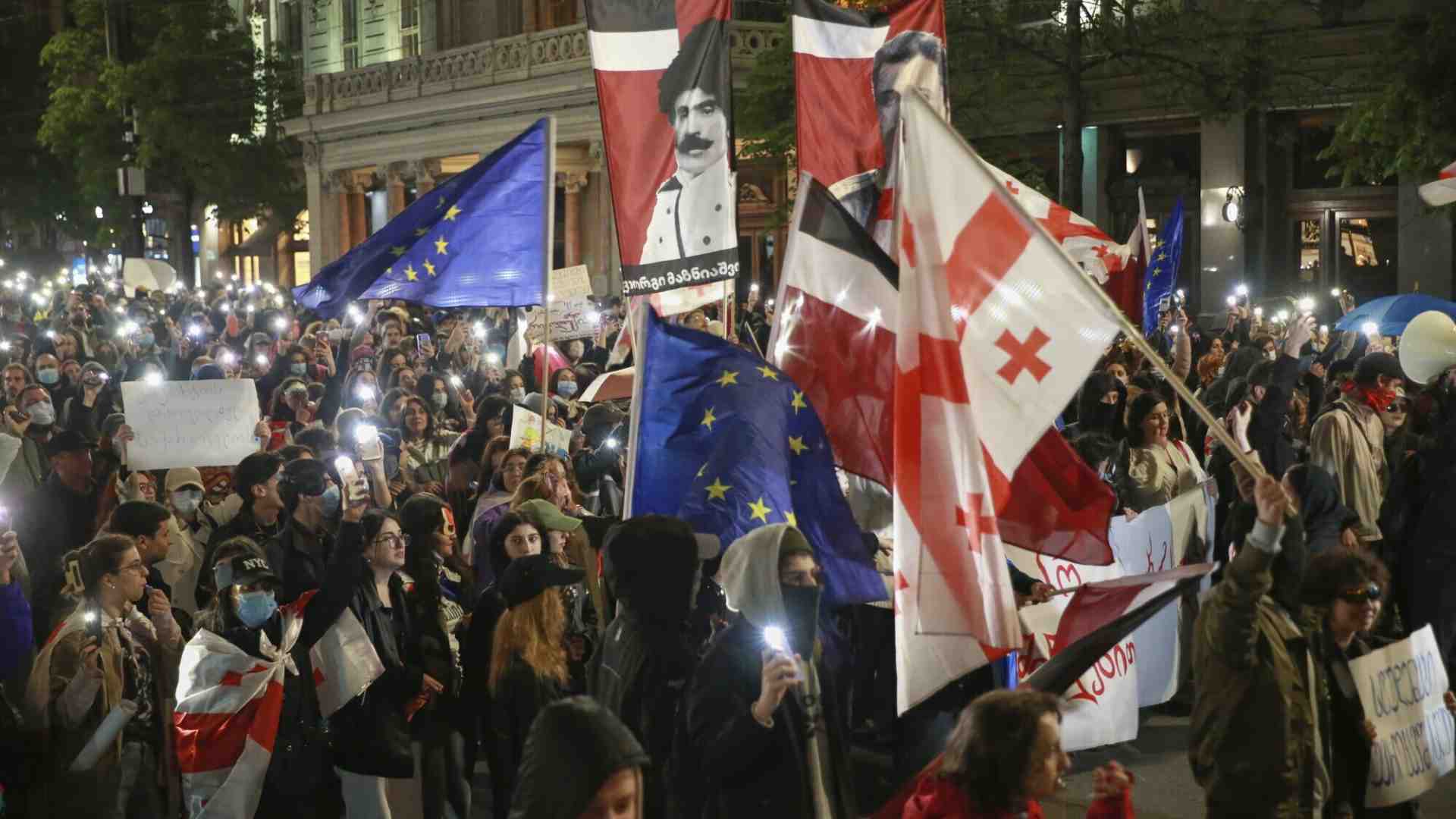 140 giorni di proteste a Tbilisi