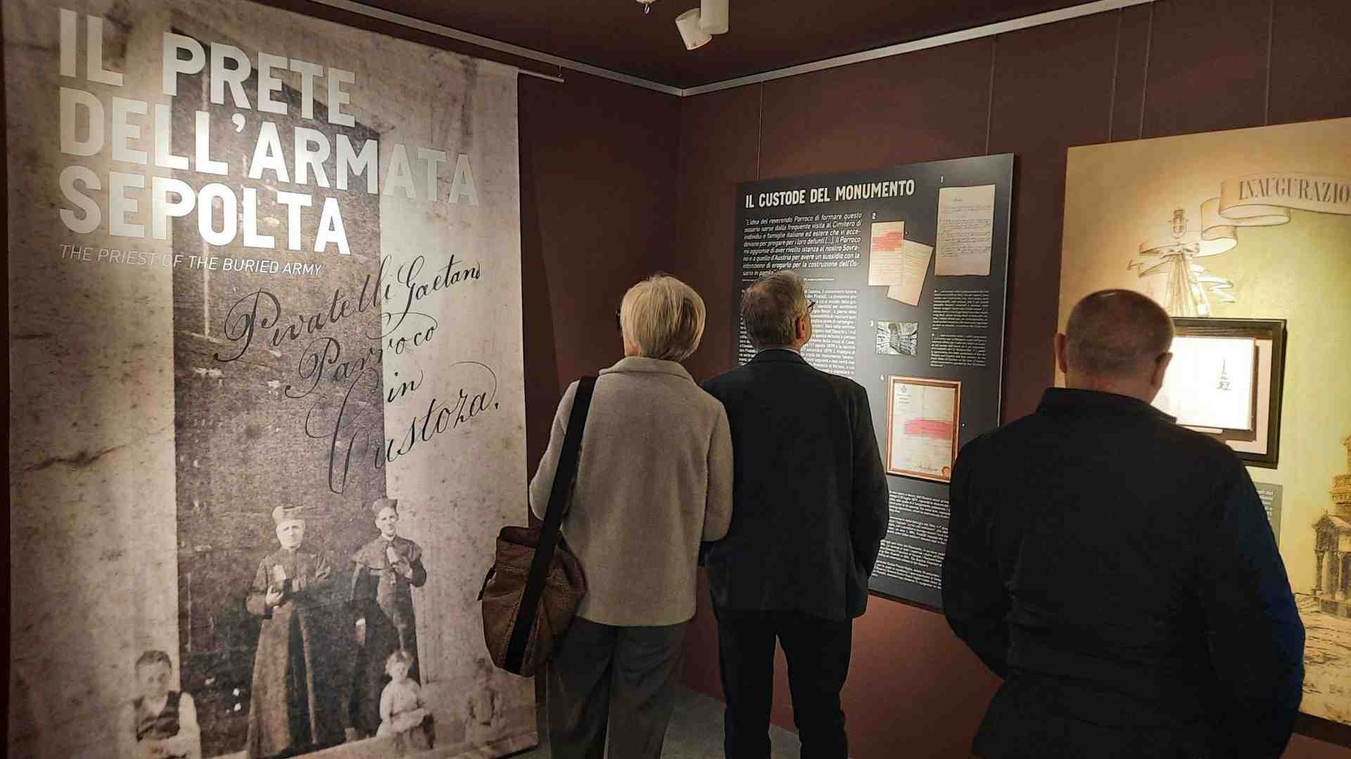 Il prete dell'armata sepolta nell'Ossario