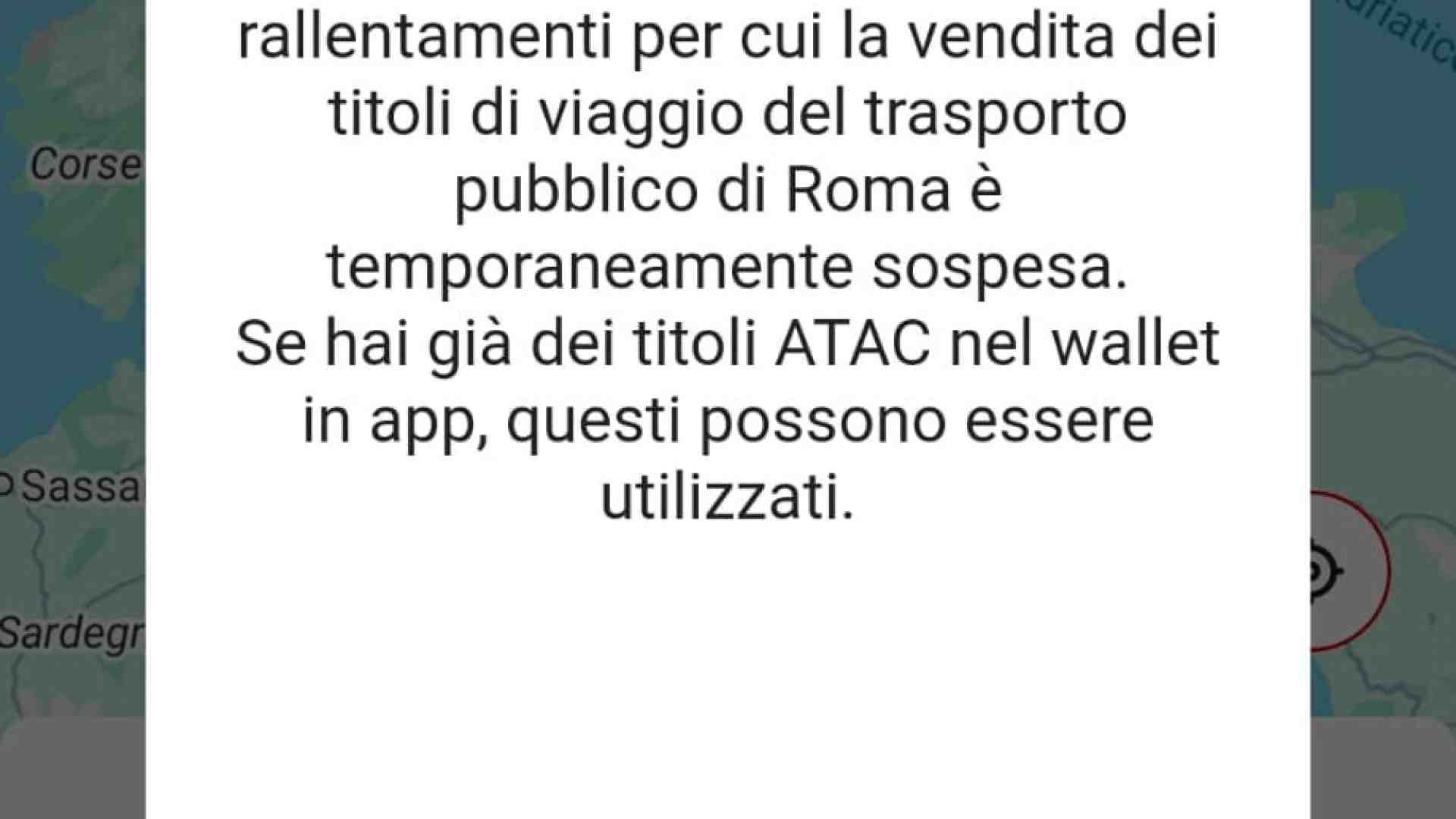 A Roma si torna alla normalità: impossibile acquistare online i biglietti dell'Atac